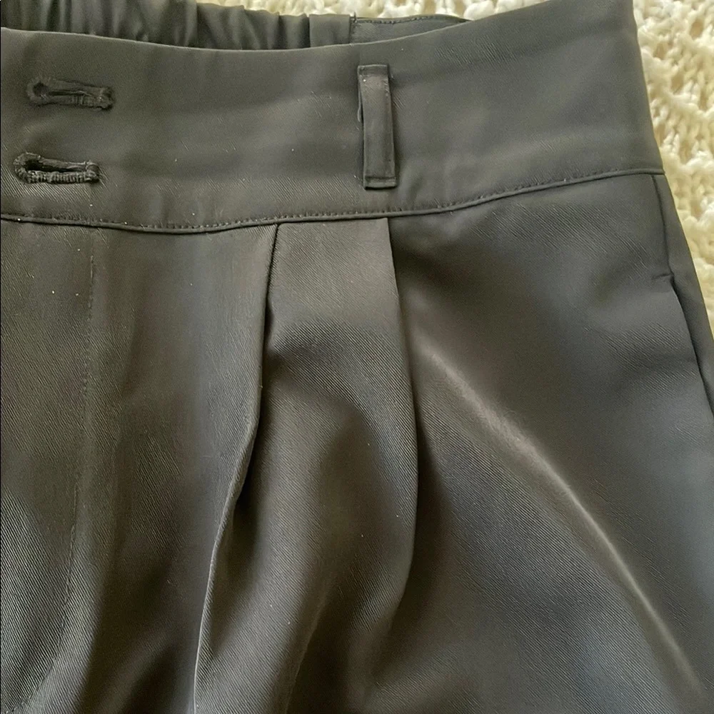 HALARA Black Wide-Leg Trousers Size L with 30 inch inseam - Picture 5 of 8